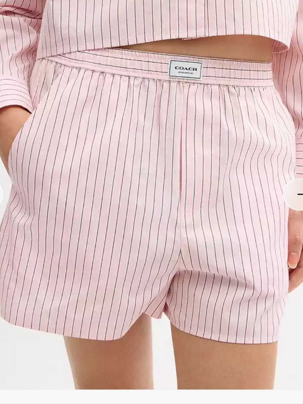 Coach Plaid Pink Boxer Shorts Sz Xl